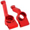 Vgoohobby Metal C-Hubs Caster Blocks, Steering Blocks & Rear Stub Axle Carriers w/Ball Bearings Compatible with 1/10 Traxxas Slash 4X4, Stampede 4X4, Rustler 4WD Replaces of 6837 6832 1952 (Red) view 4