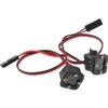 2Pcs Vgoohobby 4 LED Light Square Lamp Bumper LED Headlight 7V Compatible with Axial SCX10 90046 D90 Traxxas TRX4 Tamiya HSP HPI 1/10 RC Crawler view 3