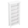 RTLR Dollhouse Book Cabinet, Simulation Decorative Dollhouse Birch Miniature Bookshelf 1:12 Scale for Childrens Home (White Bookcase) view 4
