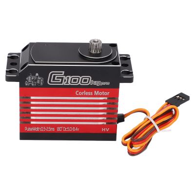 100Kg Rc Digital Servo, High Waterproof Multipurpose Servo Motor for 15 16 Rc Car Robots Rc Boats Car Model Accessory