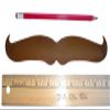 SayitBands Five (5) of Brown Snap Bracelets Moustache Style for Gifts and Party Favors view 2