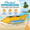 SereneLife Inflatable Floating Banana Boat, Towable Tube for Boating, 2 Riders, Includes Storage Bag, Food Pump, and Repair Kit view 2