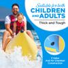SereneLife Inflatable Floating Banana Boat, Towable Tube for Boating, 2 Riders, Includes Storage Bag, Food Pump, and Repair Kit view 4