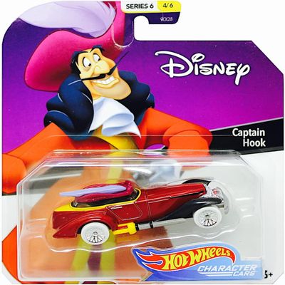 Hot Wheels Captain Hook Disney Diecast Car 1/64
