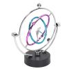 Hilitand Perpetual Motion Toy Great Circle Dolphin Perpetual Motion Device Physical Energy Desktop Decorations Perpetual Swing Toy for Home Office view 2