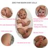 Zero Pam 19" Realistic Reborn Baby Doll Girl, Lifelike Soft Silicone Vinyl, Handmade Weighted Toddler Toy with Real Skin Tone view 2