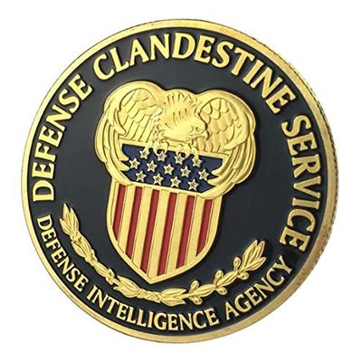 U.S. Defense Clandestine Service DCS | Defense Intelligence Agency Dia | Gold Plated Challenge Coin