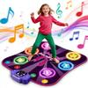 Kids Dance Mat for Girls - Toys for 4 5 6 7 8-10 Year Old Girl Birthday Gifts - Girl Toys for Ages 5-7 6-8 8-12 - Electronic Dance Pad with Light Up 6 Button - Wireless Bluetooth - 5 Game Modes view 1