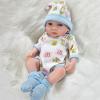 JRLCGYP Reborn Baby Boy Dolls, 10 inch Anatomically Correct Realistic Silicone Vinyl Baby Doll, Soft Body Lifelike Newborn Baby Doll Gift Set for Kids Age 3+ view 3