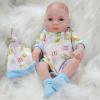 JRLCGYP Reborn Baby Boy Dolls, 10 inch Anatomically Correct Realistic Silicone Vinyl Baby Doll, Soft Body Lifelike Newborn Baby Doll Gift Set for Kids Age 3+ view 4