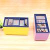Simulated Freezer Miniature Kitchen Doll Freezer Miniature Tools atures Doll Kitchen Toy Play Wood Models for Over 3 Years Old view 2