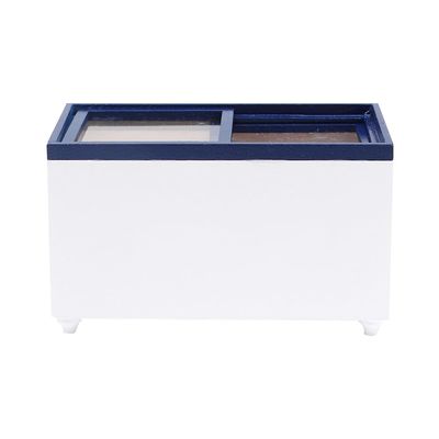 ibasenice 1/12 Scale Mini Freezer Dollhouse Furniture Decorative Toy Fridge for Kids Play Kitchen Accessories Miniature Household Furniture