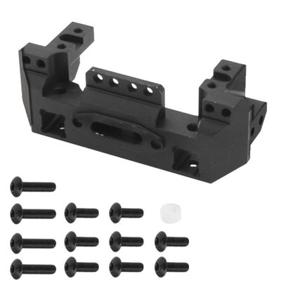 ShareGoo CNC Aluminum Front Bumper Mount Servo Winch Mount Bracket Compatible with Traxxas TRX4 TRX-4 1/10 RC Crawler Car Upgrade Parts