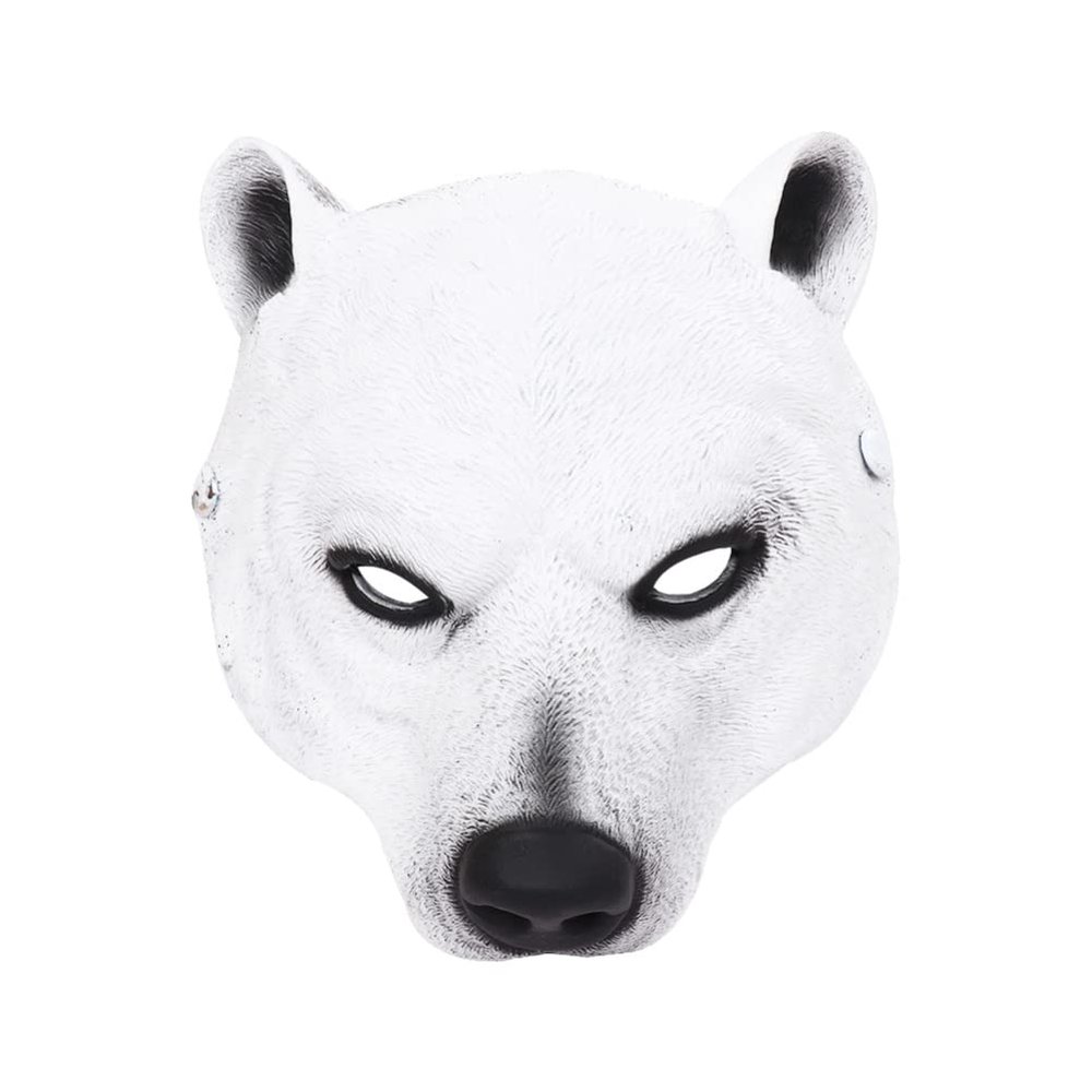 Abaodam Bear Realistic Animal Face Cosplay Halloween Costume Party Face