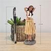 Bcsmyer Hawaii Hula Girl Bobbleheads for Dashboard Decor - Medium Size, 6.3" High view 2