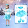 Princess Dress Up Shoes Set, Girls Dress Up Toys Toddler Jewelry Boutique Kit, 3 Themes of Unicorn Mermaid Ice Princess Costumes Set, Pretend Play Gifts for Little Girls Aged 3-6 Years Old view 4