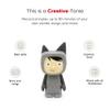 Tonies Creative Audio Character - Record and Upload up to 90 Minutes of Your Own Stories and Songs - Gray/Light view 4