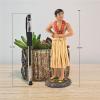 BCSmyer Hawaii Hula Boy Dashboard Bobblehead for Driver Decorations - Medium Size 6.3" High view 2