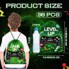 Eccliy 20 Pcs Video Game Party Favor Bags Gamer Birthday Party Drawstring Bags for Kids Boys Girls 12 x 10 Inch Gaming Goodie Treat for Game on Theme Decorations Supplies(Green,Fresh Style) view 2