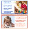 HUAZHENQI-GH Sight Word A-Z Alphabet 1-100 Numbers Toy, is an Early Reading and Numbers Enlightenment Play Toy, Suitable for Home and Classroom,Making The Learning Experience Easier and Fun view 2