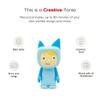 Tonies Creative Audio Character - Record and Upload up to 90 Minutes of Your Own Stories and Songs - Light Blue/Light view 4
