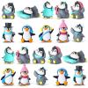 Macarrie 20 Pcs Mini Penguin Figurines Cute Penguin Characters Toys Collection Playset Christmas Winter Cartoon Figures Cake Decoration for Boy Girl Birthday Landscape Party(Cute Style) view 1