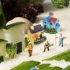 Healifty House Miniatures, Resin Micro Landscape Figurines Accessories Dollhouse Decoration Bonsai Craft 4pcs view 3