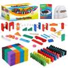 Calmado  1000 PCS Wooden Dominos for Kids - Domino Toys for Outdoor or Indoor Game, Dominos for Kids Ages 4-12 Including Bag, Instruction Manual & Accessories view 1