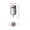 2 Pcs 24V RS555 35000RPM Electric Motor Drive Engine for Power Wheel Motor Upgrade,High Speed Motors Gearbox Accessories for Power Wheels Children Ride On Car Replacement Parts 18V view 4