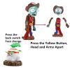 JHESAO 4 PCS Plants and Zombies Toys Action Figures Zombies PVZ Toys Sets 1 2 Series Great Gifts for Kids and Fans, Birthday and Christmas Party New view 4