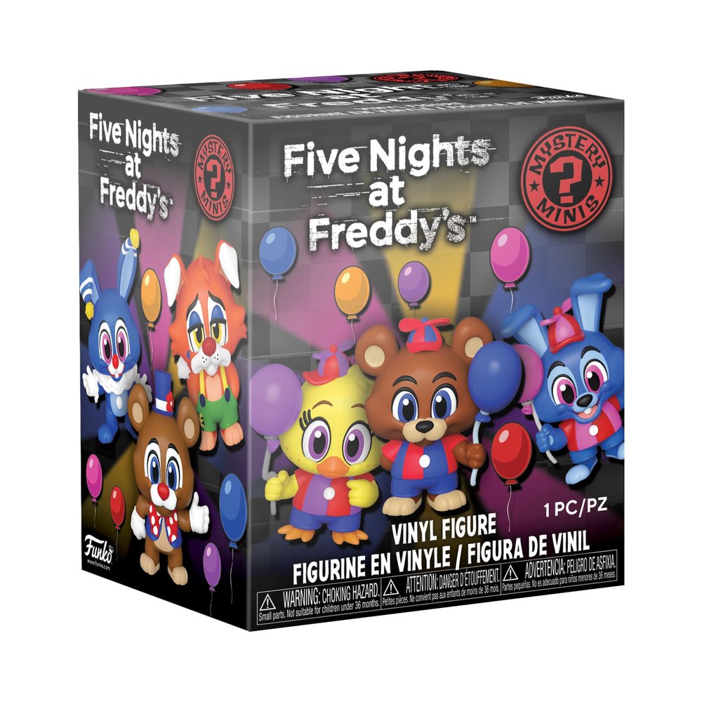 Funko Mystery Mini - Five Nights at Freddy's (FNAF) Security Breach - 1 of 12 to Collect - Styles Vary - Five Nights at Freddy's - Collectable Vinyl Figure