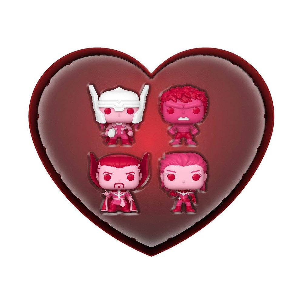 Marvel Pocket POP Valentines 4 Piece Box Set