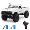 Mostop RC Crawler 1/16 Scale 4WD Offroad Rock Crawler Climbing Vehicle RC Truck Toys, C24-1 Throttle & Steering Control Pickup Truck 2.4Ghz Remote Control Children RC Car for Kids view 1