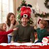 DomeStar Dancing Christmas Hat, Electric Funny Singing Santa & Elf Style, Novelty Twerking Santa Pants Design view 2
