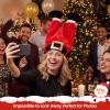 DomeStar Dancing Christmas Hat, Electric Funny Singing Santa & Elf Style, Novelty Twerking Santa Pants Design view 3