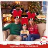 DomeStar Dancing Christmas Hat, Electric Funny Singing Santa & Elf Style, Novelty Twerking Santa Pants Design view 4