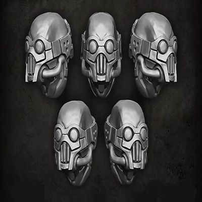 Green Stuff World for Models and Miniatures Raiders Heads S126 (39)