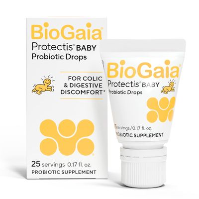BioGaia Baby Probiotic Drops - Baby Essentials for Colic & Gas Relief, Safe for Newborns, Reduces Crying, Fussing, Colic, Gas, Spit-ups and Constipation, No allergens, Dairy, Soy, Gluten, or Sugar