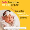 BioGaia Baby Probiotic Drops - Baby Essentials for Colic & Gas Relief, Safe for Newborns, Reduces Crying, Fussing, Colic, Gas, Spit-ups and Constipation, No allergens, Dairy, Soy, Gluten, or Sugar view 4