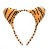 Yilistore Tiger Headband Halloween Costume Tiger Ears Headband for Women Party Favor, Jungle Safari Headbands,Cat Ears Headpiece view 1