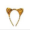 Yilistore Tiger Headband Halloween Costume Tiger Ears Headband for Women Party Favor, Jungle Safari Headbands,Cat Ears Headpiece view 2