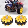 48mm Mecanum Wheels Directional Smart Robot Car Parts for DIY Robotics and Omnidirectional Movement(2 Pairs) view 2