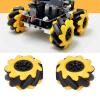 48mm Mecanum Wheels Directional Smart Robot Car Parts for DIY Robotics and Omnidirectional Movement(2 Pairs) view 3