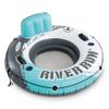 Intex River Run 53 Inch Inflatable Floating Water Tube Lake Pool Ocean Raft & River Run II Inflatable 2 Person Pool Tube Float w/ Cooler & Repair Kit view 3