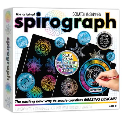 Spirograph Scratch & Shimmer | Creative Drawings Ages 8+