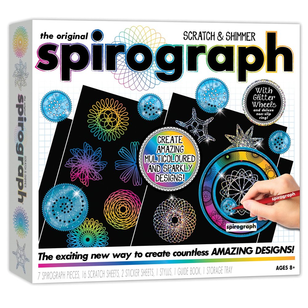 Spirograph Scratch & Shimmer | Creative Drawings Ages 8+