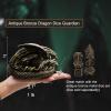 Haxtec Dragon Dice Jail Guardian DND Dice Tray Holder Compatible with Dungeons and Dragons Accessories Novelty DM RPG Gift Dragon Statue Decor(Antique Bronze) view 4