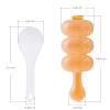 2pcs-Rice Ball Shaker,Rice Ball Molds, DIY Ball Shaped Kitchen Tools Shakers Food Decor for Kids DIY Lunch Maker Mould with a Mini Rice scoop view 2