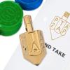 Extguds Put and Take Spinner Dice Game, Game of Chance, Gambling Top Dice Type Game, Solid Brass ANTE-UP (Dice Brass) view 3
