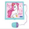 LEXiBOOK - Unicorn Educational and Bilingual Laptop Spanish/English - Toy for Children with 124 Activities to Learn Mathematics, Dactylography, Logic, Clock Reading, Play Games and Music - JC598UNIi2 view 2